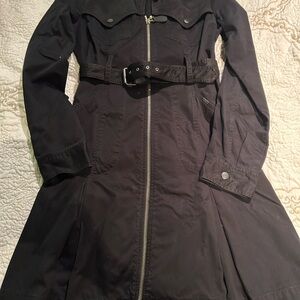 Diesel Charcoal Trench Coat for Women